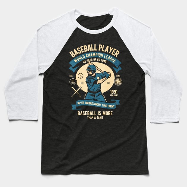 Baseball Player champion Baseball T-Shirt by Tempe Gaul